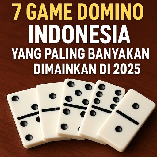 Banner 7 game domino Indonesia paling banyak dimainkan di tahun 2025
