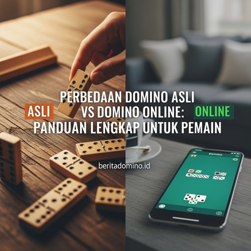 Perbedaan Domino Asli vs Domino Online perbedaan domino asli vs domino online