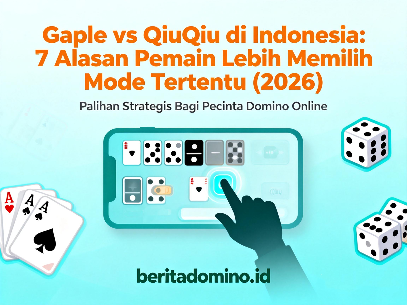 Gaple vs QiuQiu di Indonesia