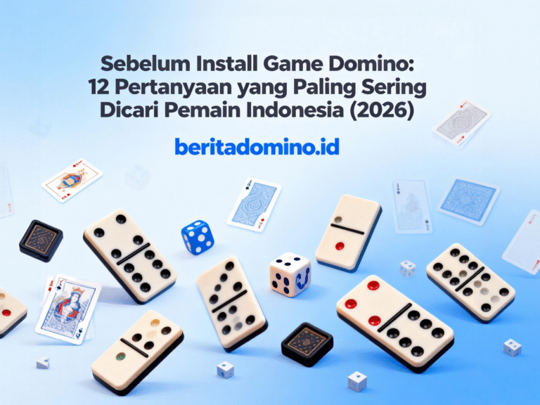 sebelum install game domino