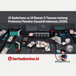UI sederhana vs UI ramai