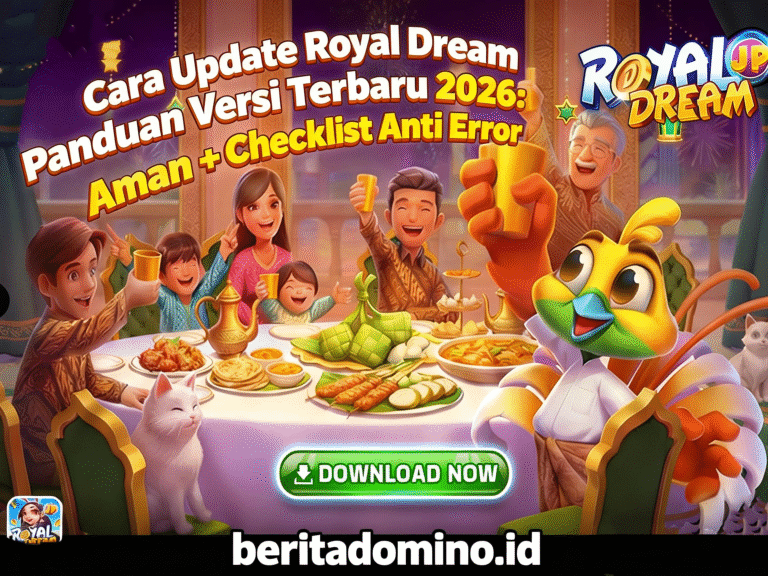 cara update royal dream versi terbaru