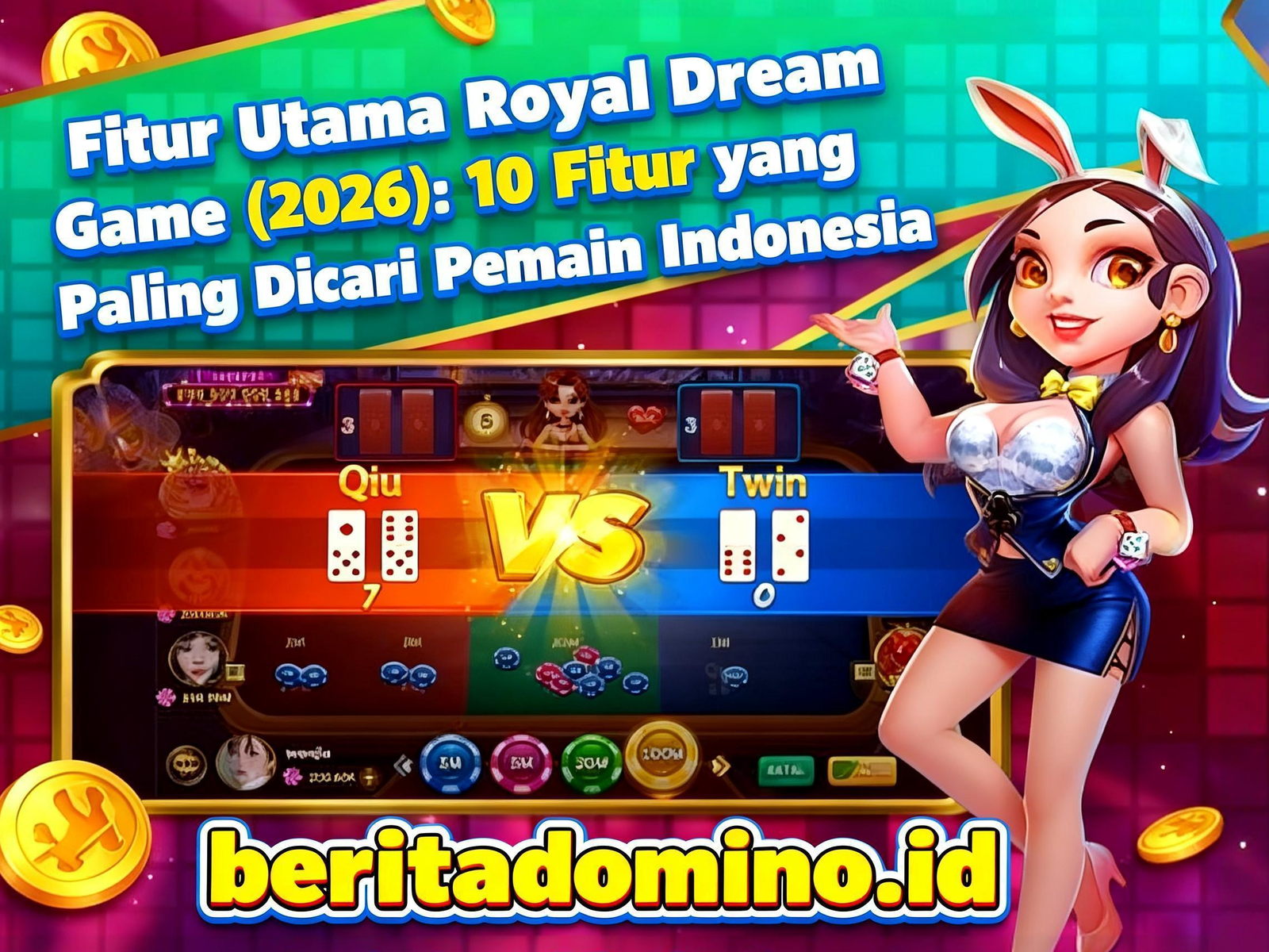 fitur utama royal dream game