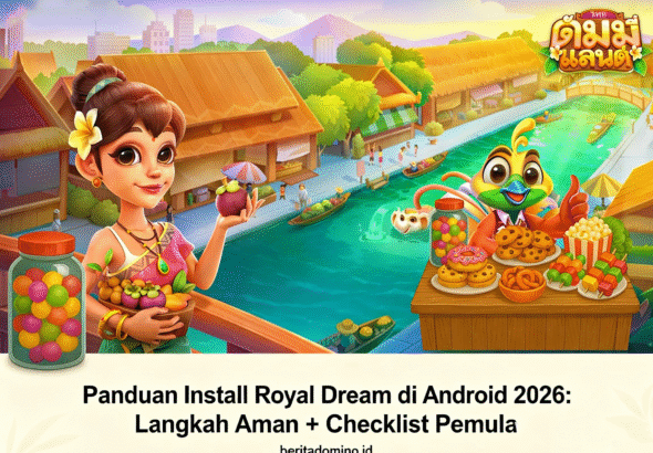 panduan install royal dream di android
