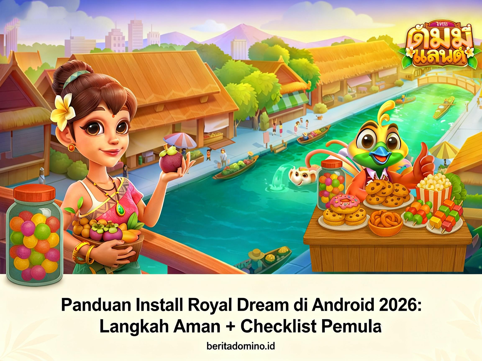 panduan install royal dream di android