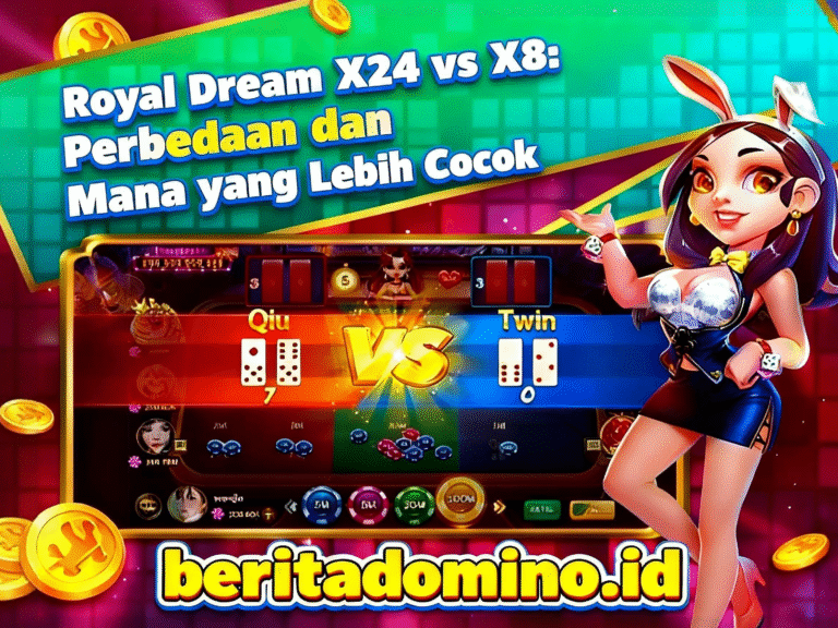 royal dream x24 vs x8 perbedaan tampilan