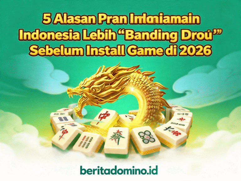 banding dulu sebelum install game