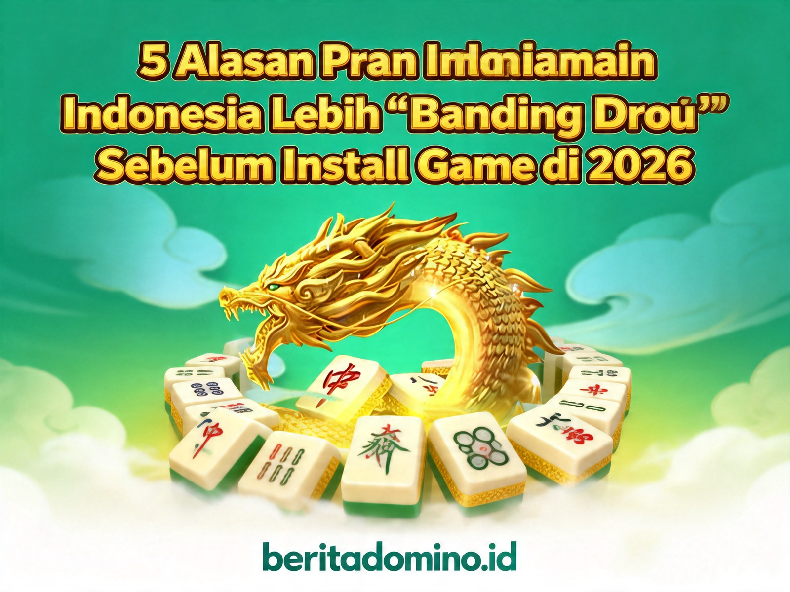 banding dulu sebelum install game