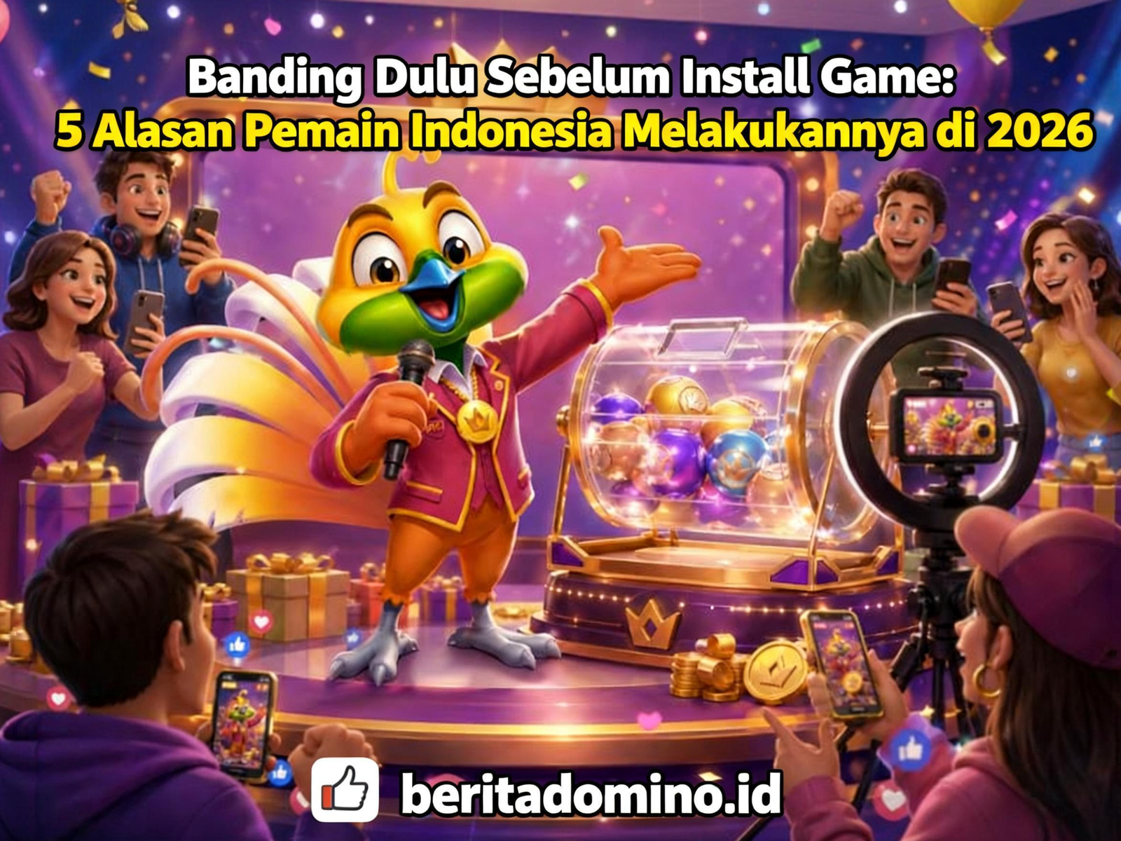 banding dulu sebelum install game