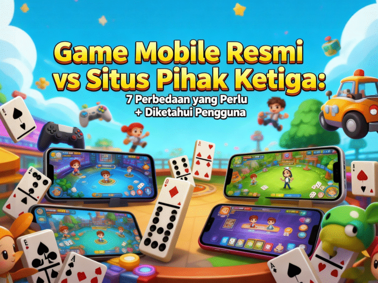 game mobile resmi vs situs pihak ketiga