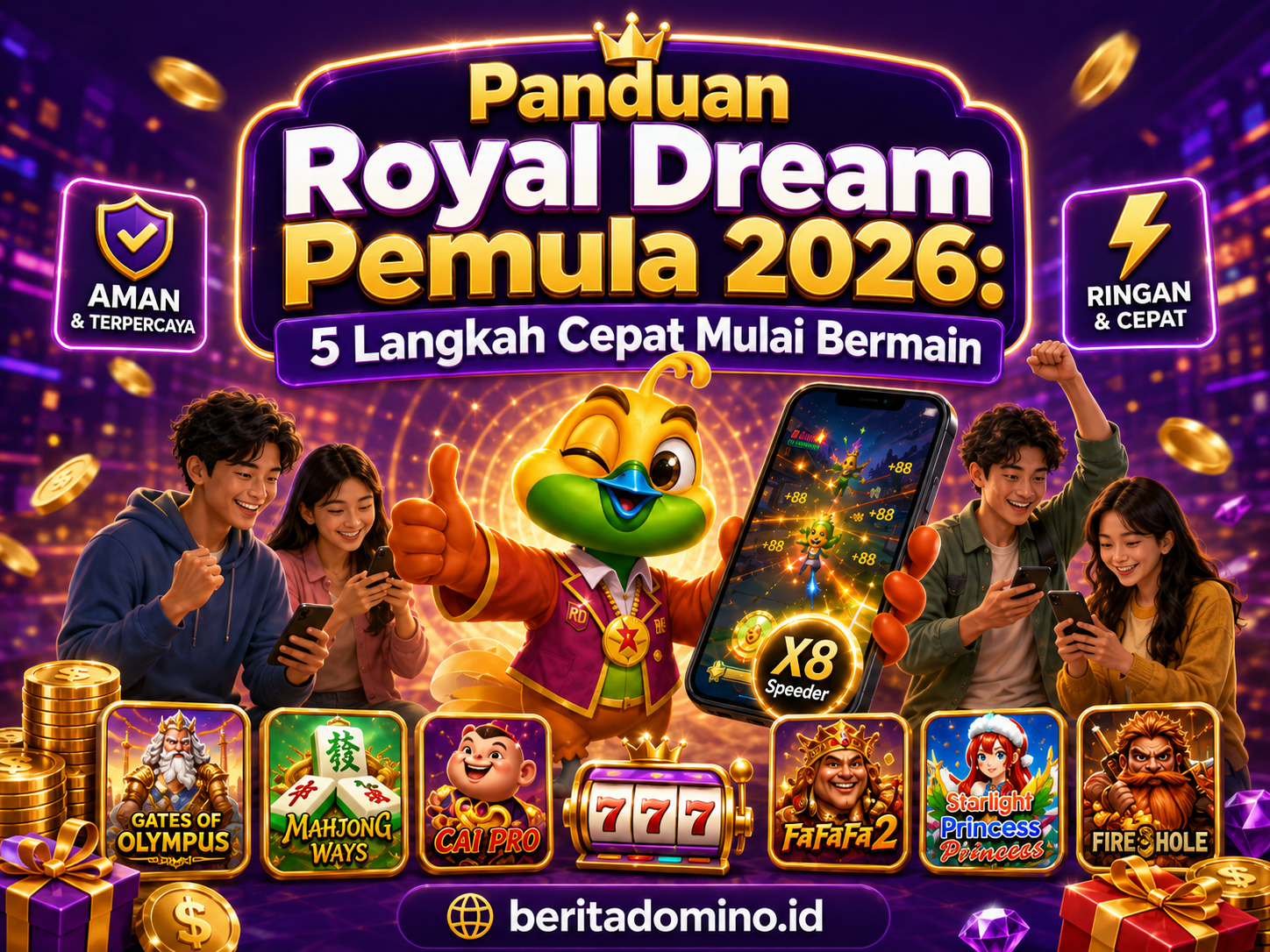 panduan royal dream pemula