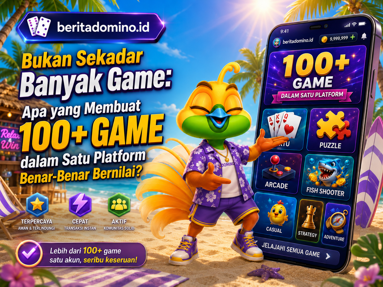 100 game dalam satu platform