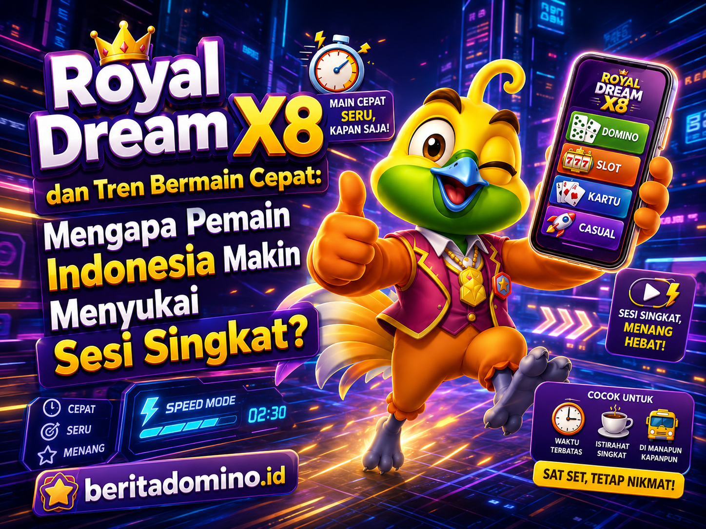 royal dream x8 2026 untuk pemain Indonesia