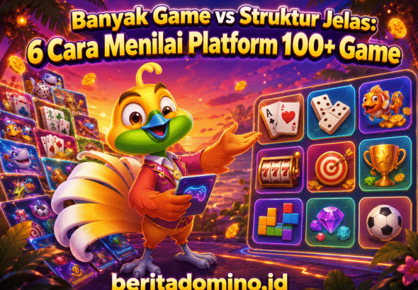 platform 100+ game dengan struktur kategori jelas