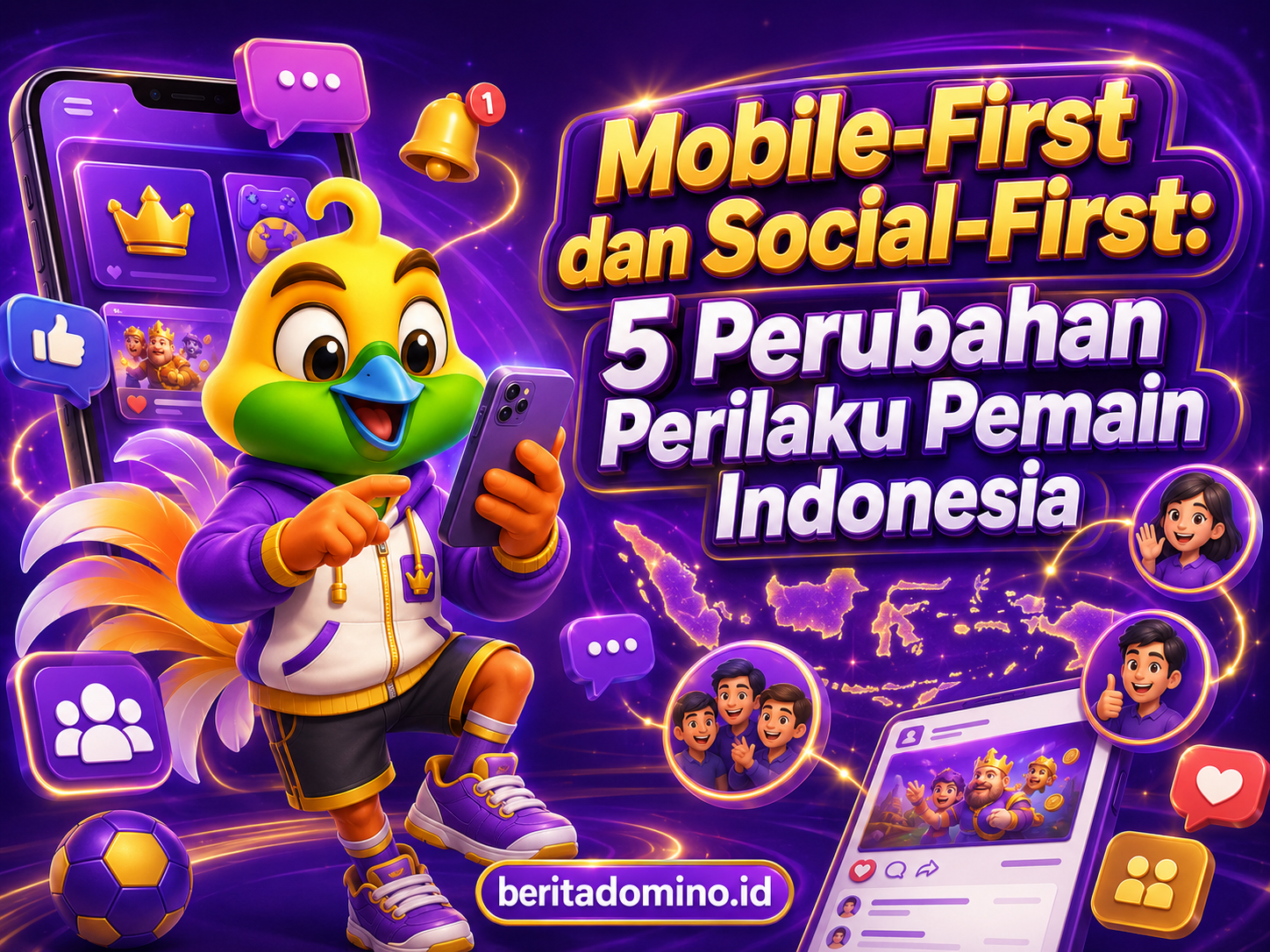 perubahan perilaku pemain Indonesia mobile-first dan social-first