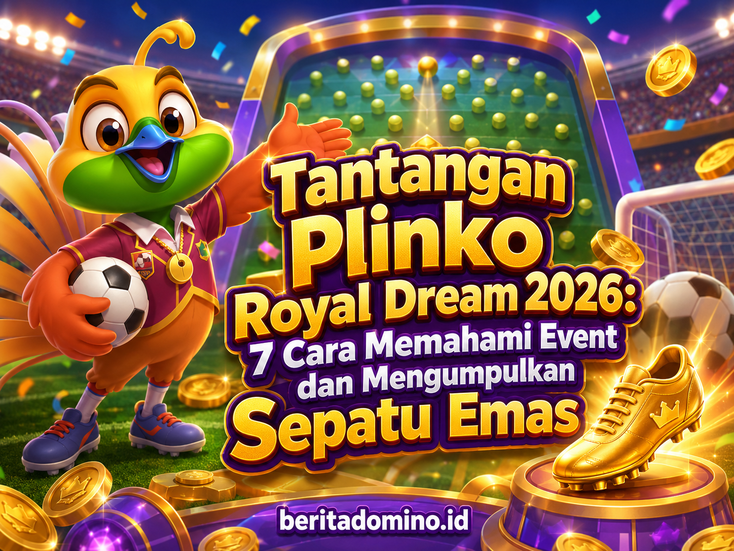 Tantangan Plinko Royal Dream periode 9 sampai 20 Juli 2026