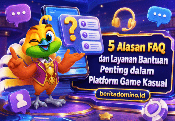 FAQ platform game kasual dan layanan bantuan pemain Indonesia 2026