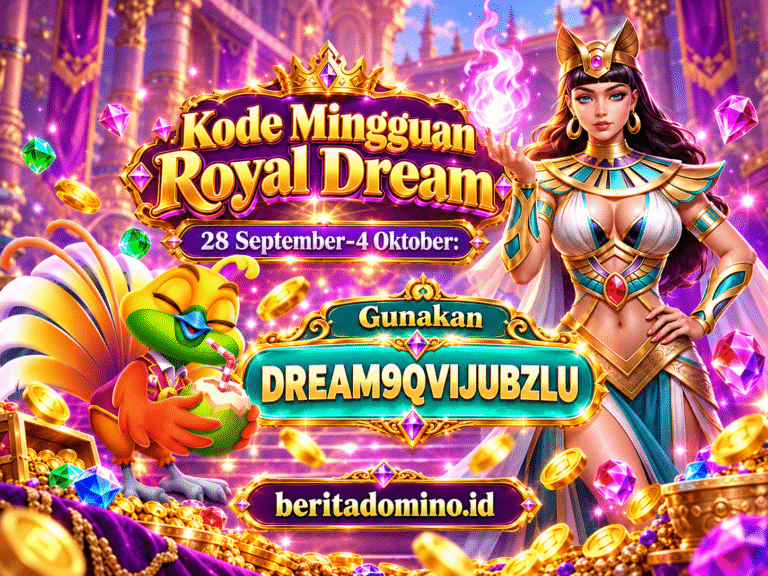 Kode Mingguan Royal Dream 28 September–4 Oktober DREAM9QVIJUBZLU