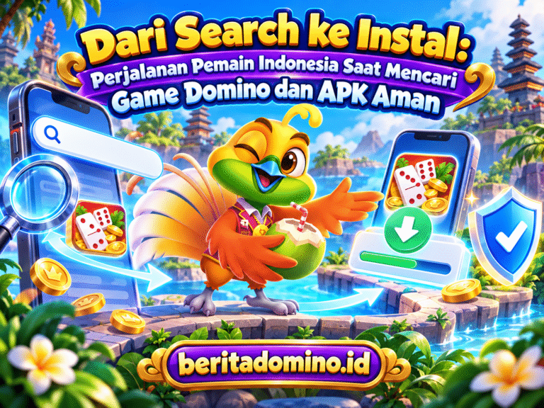 APK aman game Domino dari search ke instal Android Indonesia 2026