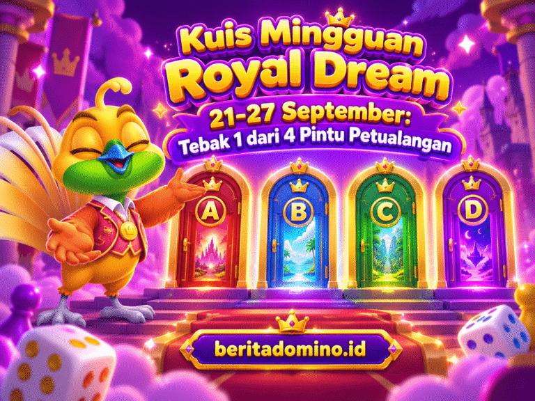 Kuis Mingguan Royal Dream 21–27 September empat pintu petualangan