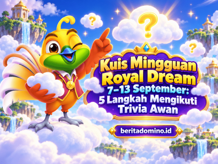Kuis Mingguan Royal Dream 7–13 September trivia awan cuaca cerah