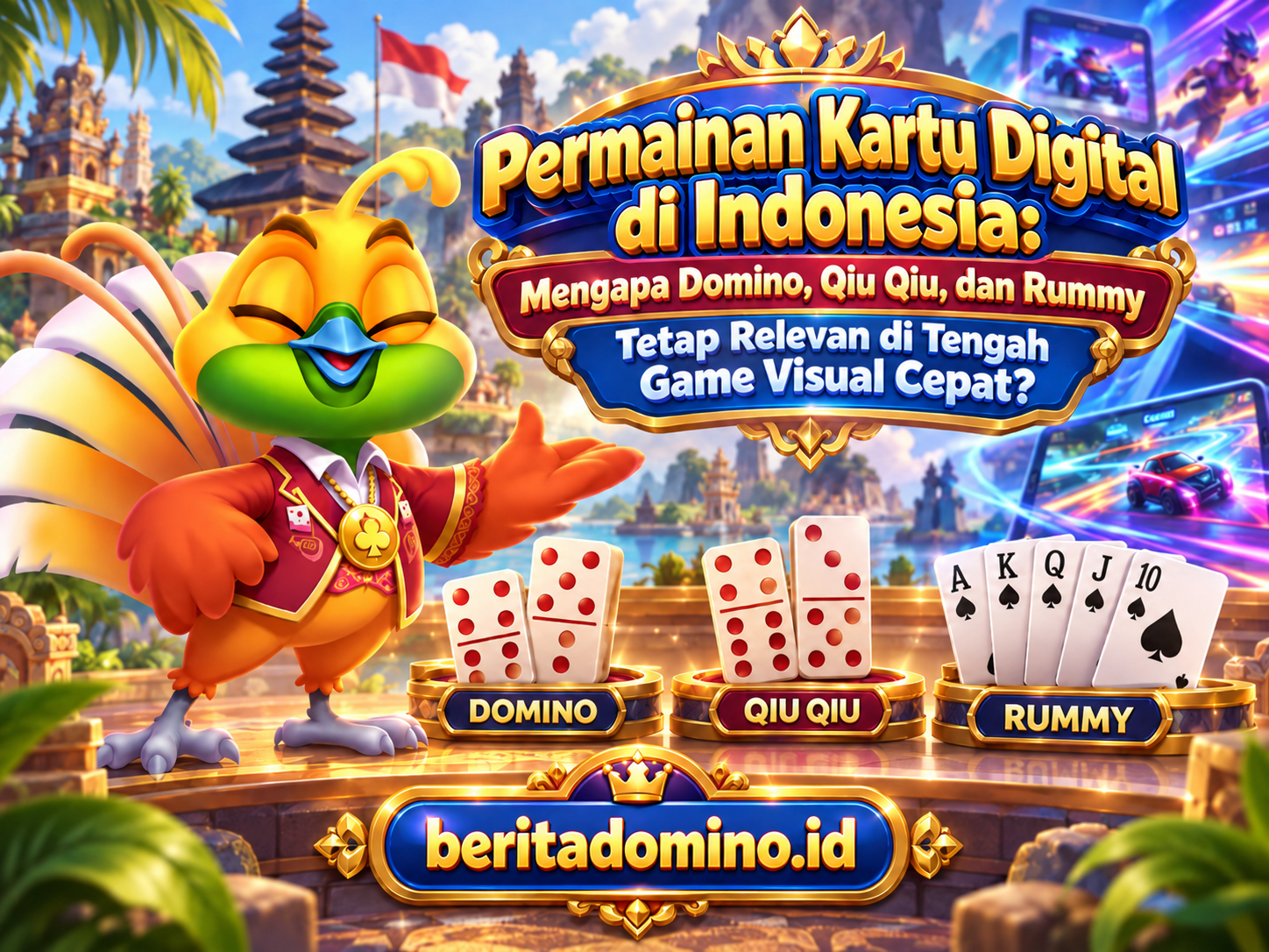 permainan kartu digital Indonesia Domino Qiu Qiu Rummy 2026