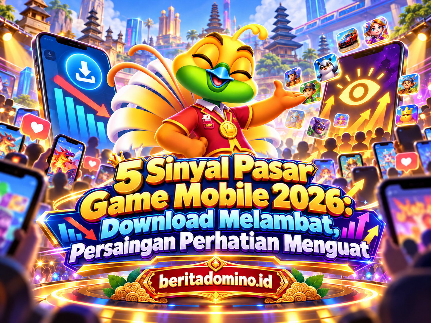 pasar game mobile 2026 download menurun dan persaingan perhatian pemain