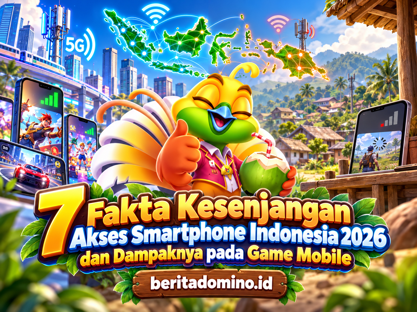 akses smartphone Indonesia 2026 dan kesenjangan digital antarprovinsi