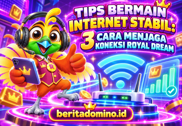 tips internet stabil saat bermain Royal Dream dengan saran Roya mengenai sinyal dan WiFi